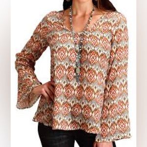 Patterned Stetson Blouse